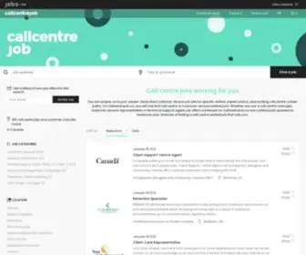 Callcentrejob.ca(Customer care jobs and call centre jobs in Canada) Screenshot