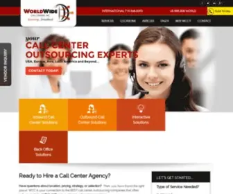 Callcentres.ws(Your Call Center Outsourcing Experts. Worldwide Call Centers) Screenshot