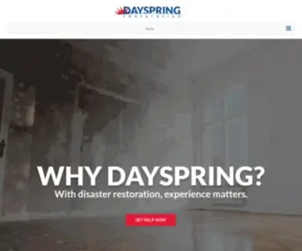 Calldayspring.com(Dayspring Restoration) Screenshot