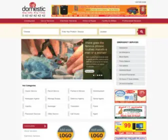 Calldomestic.com(Call Domestic) Screenshot