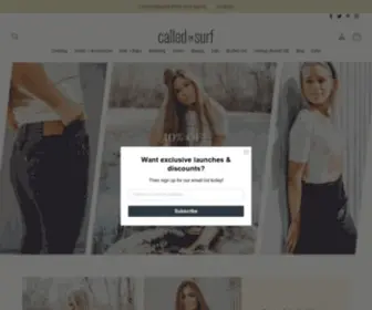 Calledtosurf.com(Women's Clothing Boutique) Screenshot