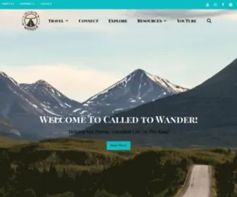 Calledtowander.com(Called To Wander) Screenshot