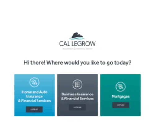 Callegrow.com(Cal LeGrow Insurance & Financial Group) Screenshot