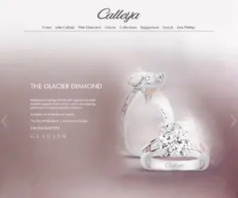 Calleija.com(Argyle Pink Diamond Specialists) Screenshot