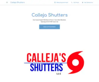 Callejashutters.com(Calleja Shutters) Screenshot