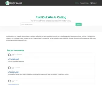 Caller-Search.net(Caller Search) Screenshot