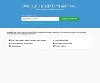 Calleridguide.com(Find out now) Screenshot