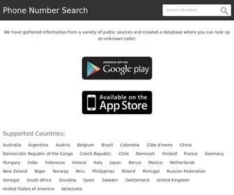 Callerwhatanswer.com(Phone Number Search) Screenshot
