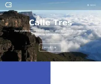 Calletres.com(Calle Tres) Screenshot