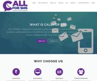 Callforsms.in(100% Genuine Bulk SMS Provider in India) Screenshot