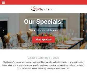 Callierscatering.com(St Louis Catering) Screenshot