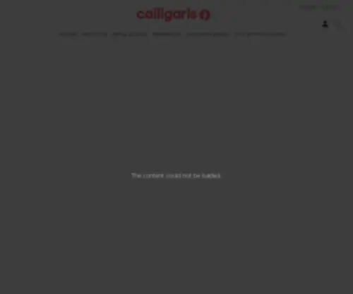 Calligaris.biz(Modern Furnishing by Calligaris) Screenshot
