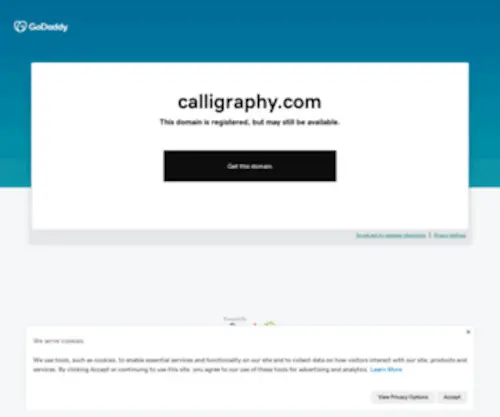 Calligraphy.com(Create an Ecommerce Website and Sell Online) Screenshot