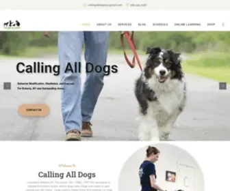 Callingalldogsny.com(Calling All Dogs NY) Screenshot