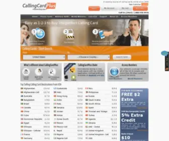 Callingcardplus.com(Calling Cards) Screenshot