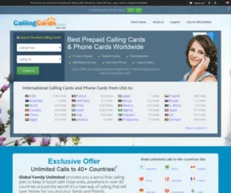 Callingcards.com(International calls) Screenshot