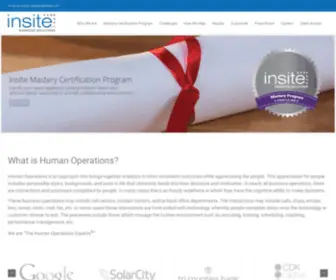 Callinsite.com(The Human Operations Experts) Screenshot