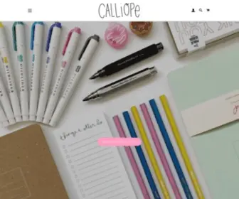 Calliopepaperie.com(Calliope Paperie) Screenshot