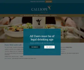 Calliopewines.ca(Calliopewines) Screenshot