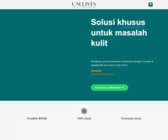 Callista.co.id(Callista) Screenshot