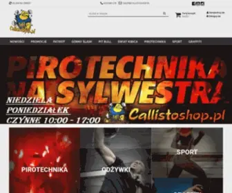 Callistoshop.pl(Odzież sportowa dla ludzi z pasją) Screenshot