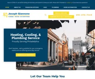 Calljg.com(Philadelphia Plumbing) Screenshot