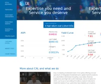Cal.lk(Your Preferred Partner in Financial Markets) Screenshot