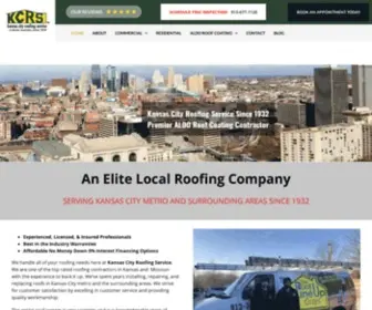 Callkansascityroofing.com(Kansas City roofing service) Screenshot