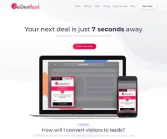 Callmebackwidget.com(Callback WordPress plugin) Screenshot