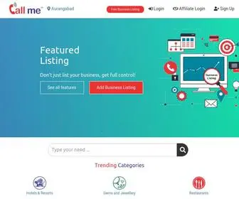 Callme.co.in(Call Me leading local listing search engine in India. Call Me India) Screenshot