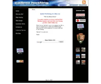 Callme.com(Web Hosting) Screenshot