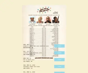 Callmeifyougetlost.com(Call Me If You Get Lost) Screenshot