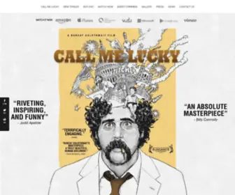 Callmeluckymovie.com(Call Me Lucky) Screenshot