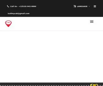 Callmycab.ca(Call-A) Screenshot