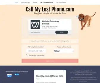 Callmylostphone.com(Call) Screenshot