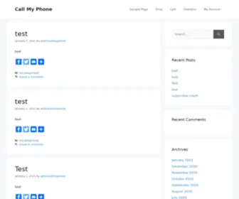 Callmyphone.co(Just another WordPress site) Screenshot