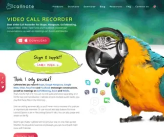 Callnote.net(Video Call Recorder for Skype) Screenshot