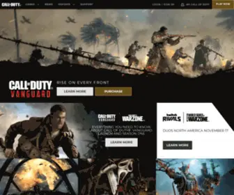 Callofduty.com(Call of Duty®) Screenshot