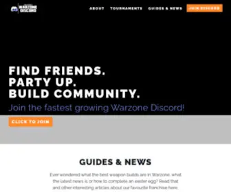 Callofdutydiscord.com(Warzone Discord &amp; Tournaments) Screenshot