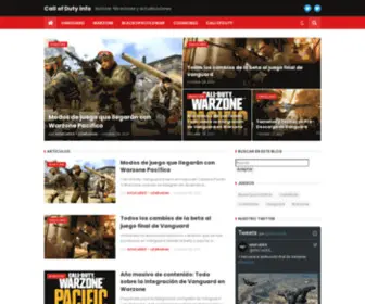 Callofdutyinfo.com(Página Oficial de la Cuenta de Twitter @InfoCoDES) Screenshot