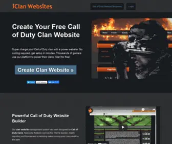 Callofdutywebsites.com(Call of Duty Clan Websites) Screenshot