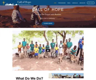 Callofhopeus.org(Christian Organization) Screenshot