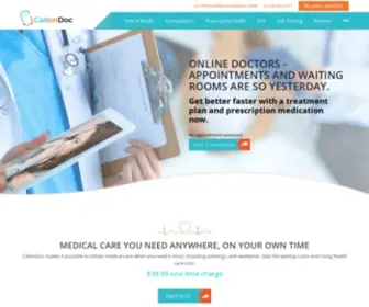 Callondoc.com(Talk to an Online Doctor Anytime) Screenshot