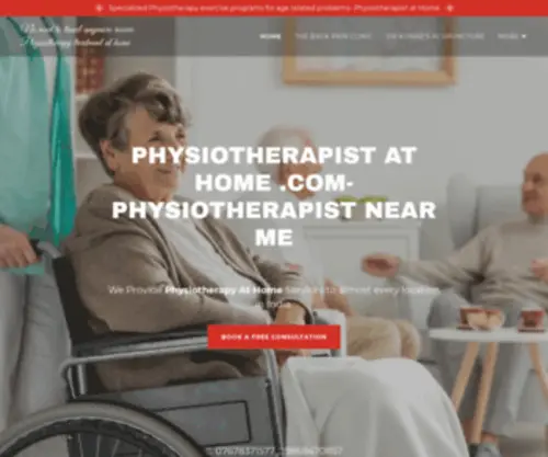 Callphysio.com(Physiotherapist Near Me) Screenshot