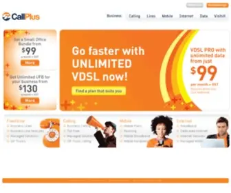 Callplus.net.nz(Business Telecommunications Provider) Screenshot