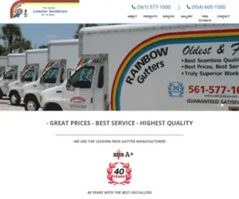 Callrainbow.com(Rainbow Gutters) Screenshot