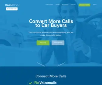 Callrevu.com(We convert More calls to appointments that show. CallRevu) Screenshot