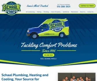 Callschaalyaall.com(Schaal Plumbing) Screenshot