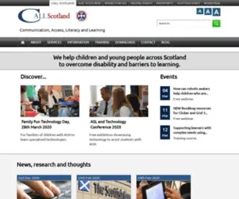 Callscotland.org.uk(CALL Scotland) Screenshot