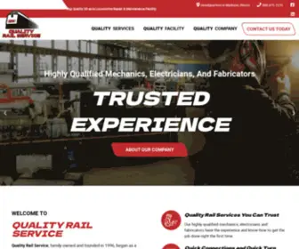 CallteamqRS.com(Quality Rail Service) Screenshot